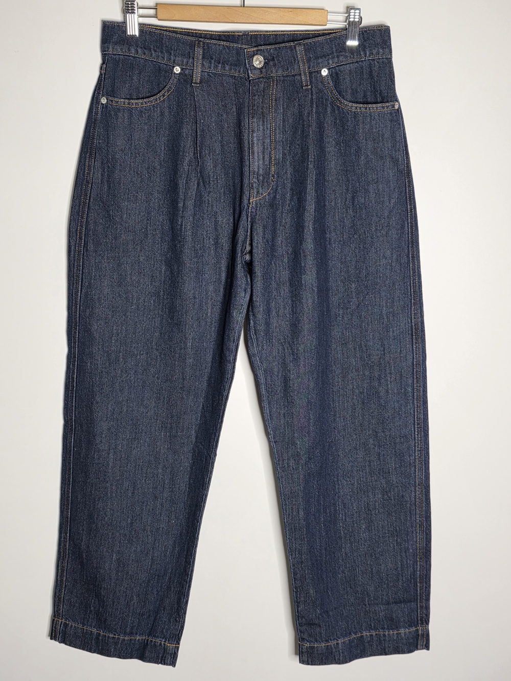 AYR The Lowkey Barrel Leg Jeans Size 28 Popeye Cotton Linen Lightweight